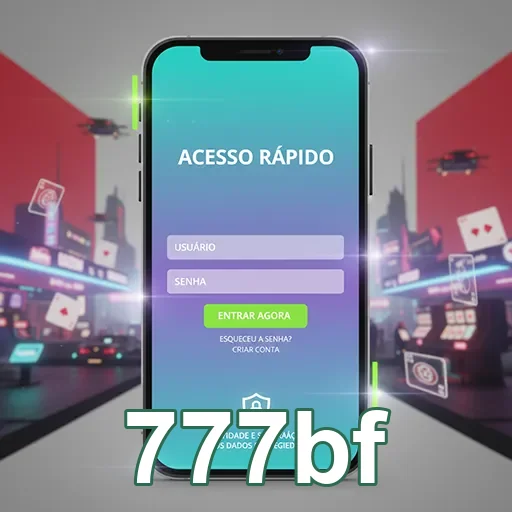 Tela de login do 777bf com opção de acesso rápido.