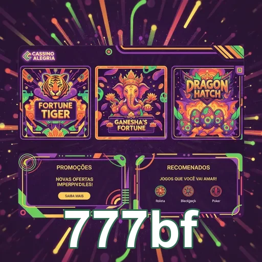 Slots populares no 777bf exibindo gráficos coloridos e vibrantes.