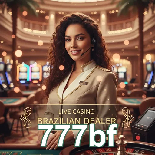 Dealer brasileiro ao vivo na plataforma 777bf com segurança.