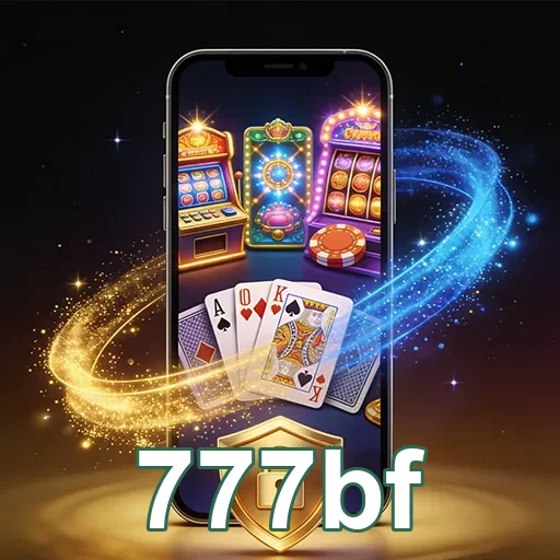 Slots emocionantes do 777bf em um celular moderno.