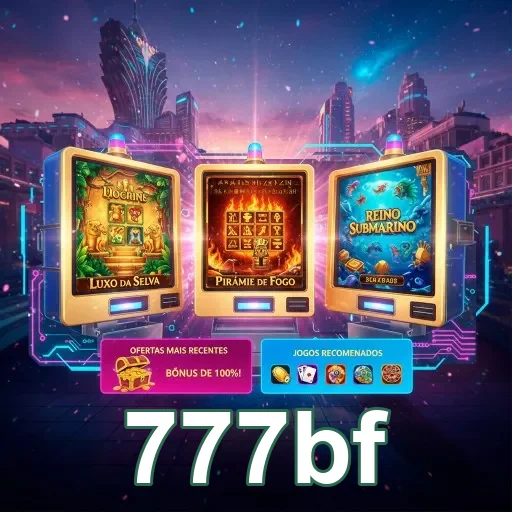 Interface do 777bf destacando slots como 'Reino Submarino'.