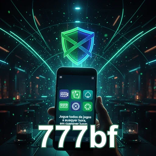 Interface de cadastro simples e intuitiva da 777bf em smartphone.